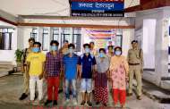 अवैध रूप से रह रहे 05 बांग्लादेशी व 01 भारतीय महिला को पुलिस ने किया गिरफ्तार