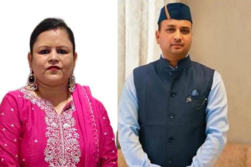 चुनावी अपडेट -आनंद सिंह अधिकारी ने जिला पंचायत सीट पटनगांव से बहू आशा अधिकारी ने कनिकोट से पेश की दावेदारी