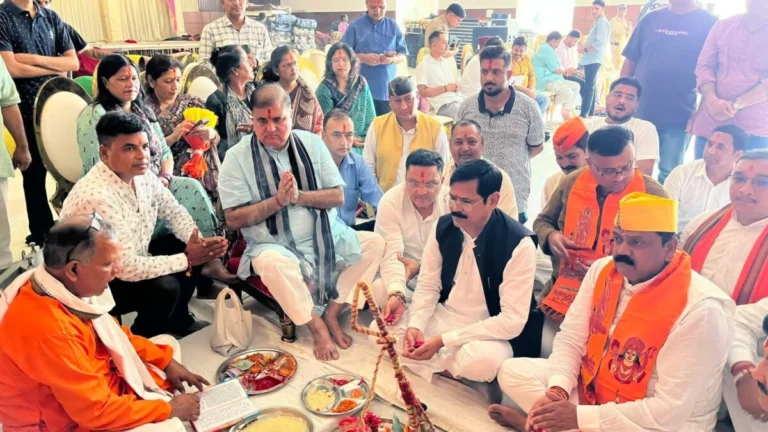 उत्तराखंड:यहां 9 सितंबर को जुटेगा भाजपा का बड़ा कुनबा, बैठक से पहले महेंद्र भट्ट ने किया भूमि पूजन